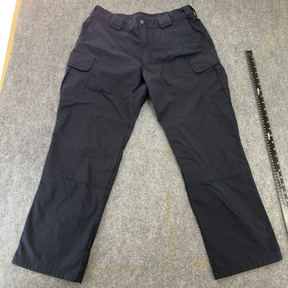 5.11 Tactical Stryke Cargo Pants Ripstop Navy Blue Size 36x30